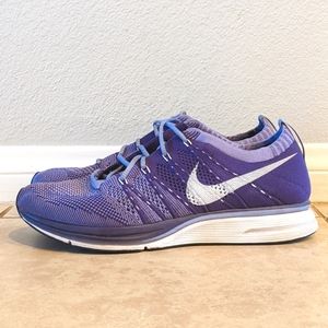 Nike Flyknit Trainer size 7/8.5 Court Purple OG Style 532984-551